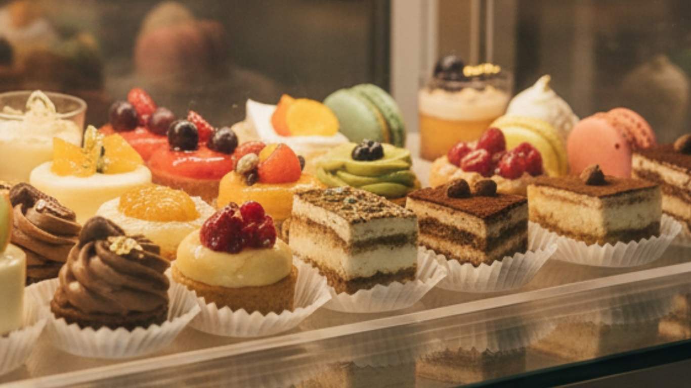 Elegant dessert display