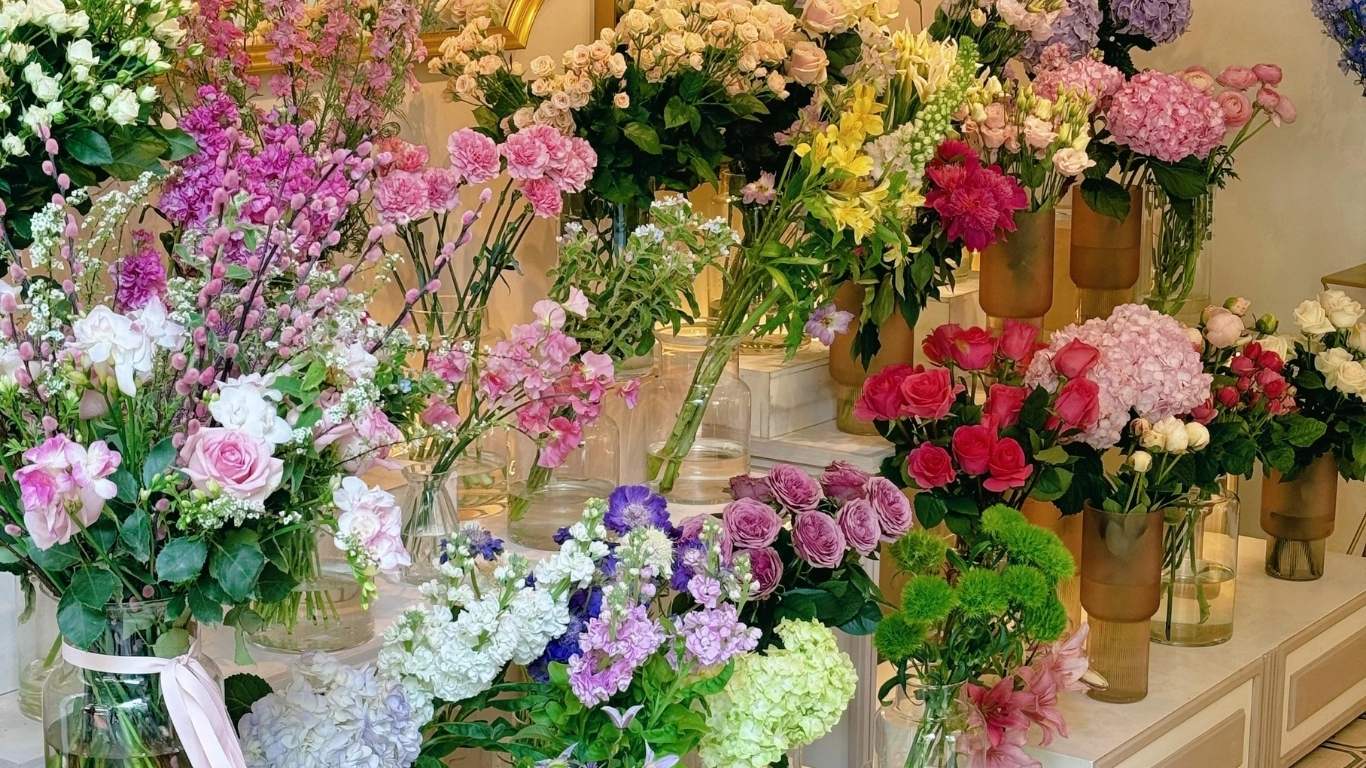 Beautiful floral arrangements